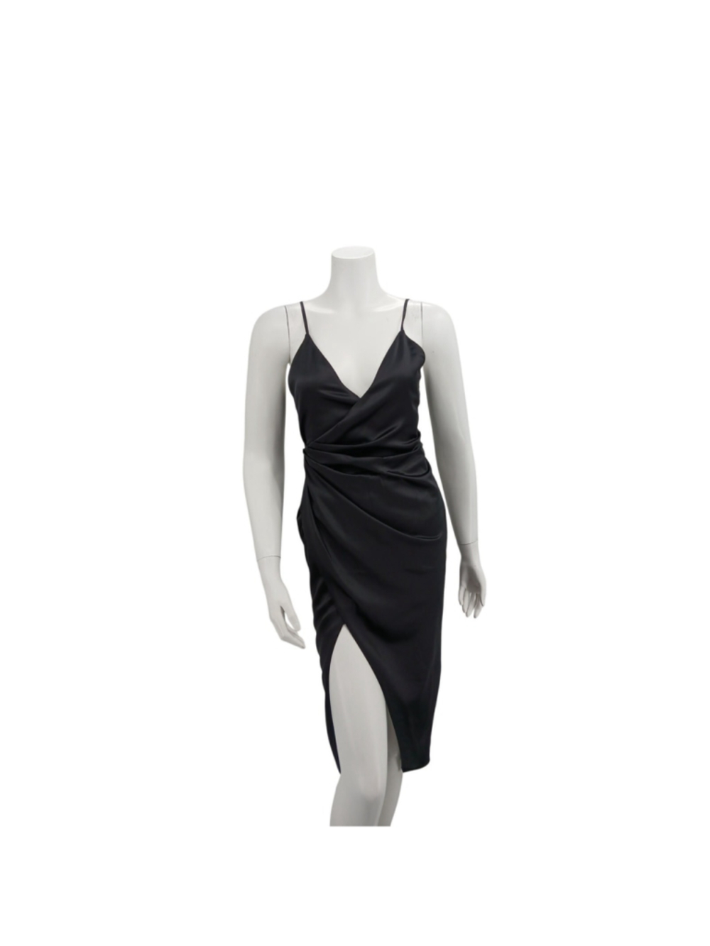 Babaton Womens Black Satin Dress Size 0